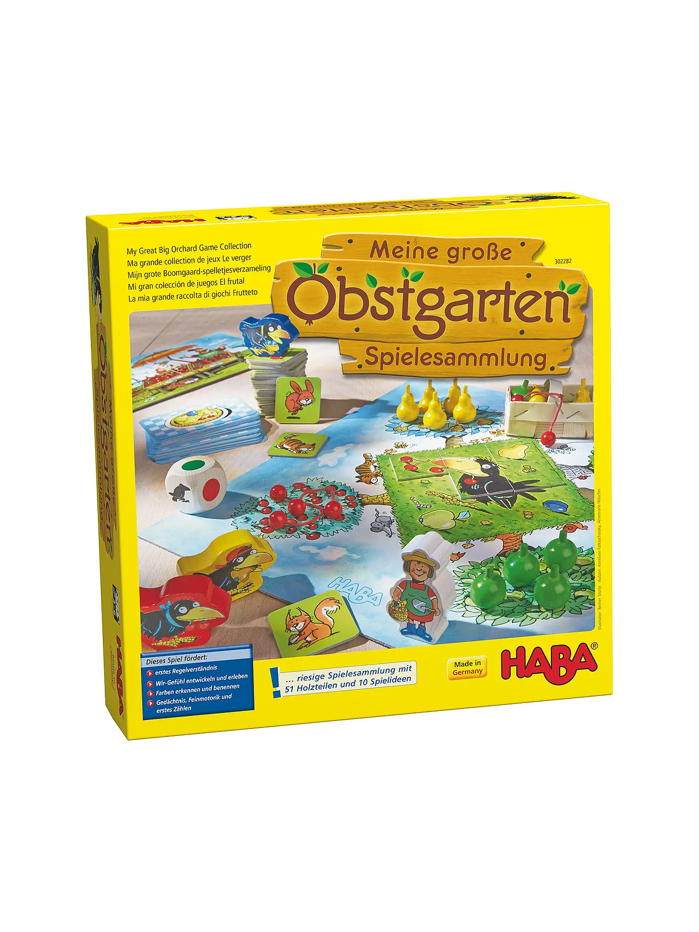 HABA | Brettspiel - Obstgarten Spielesammlung | 